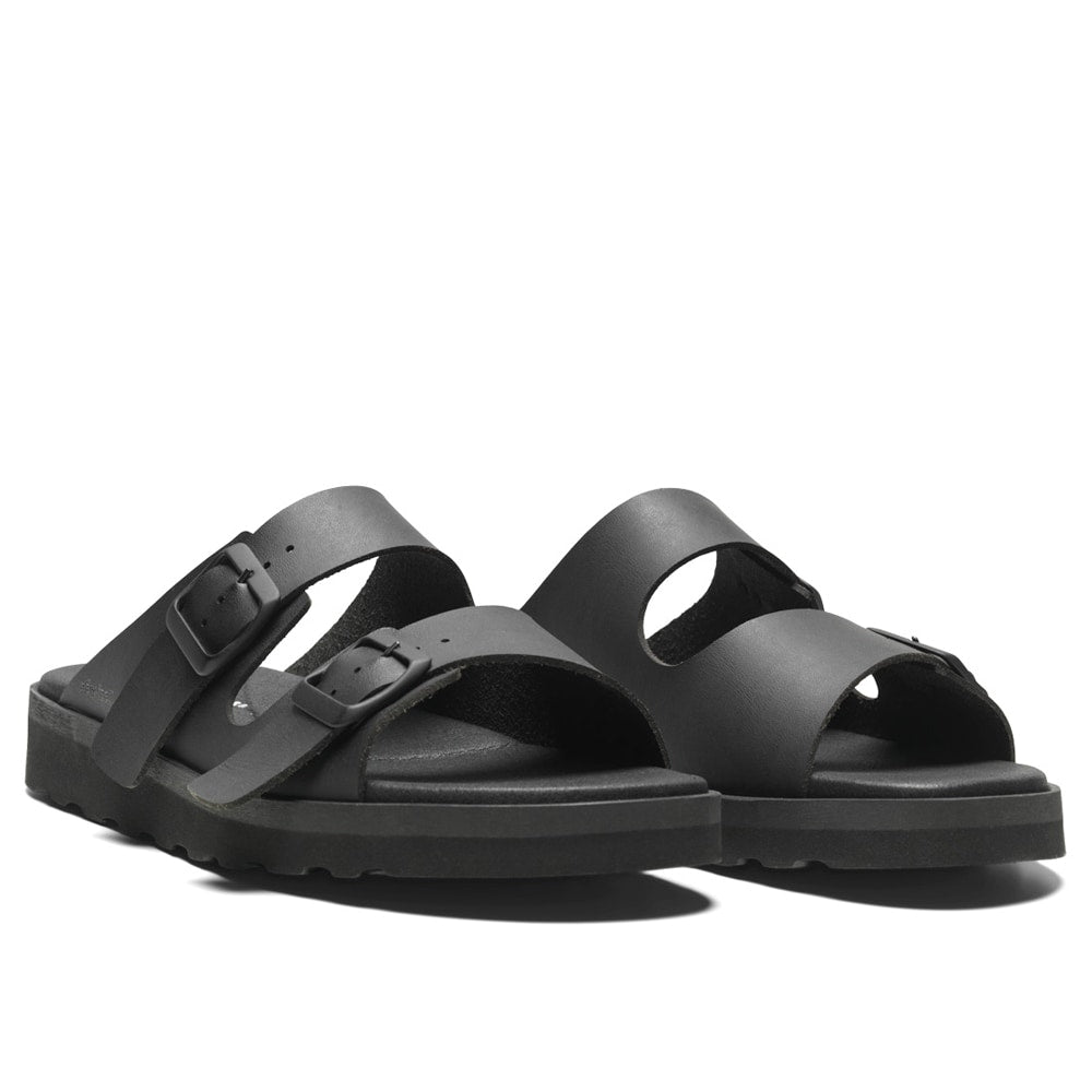 New Feet Connie Breda Sandaler Microfiber Unisex Svart