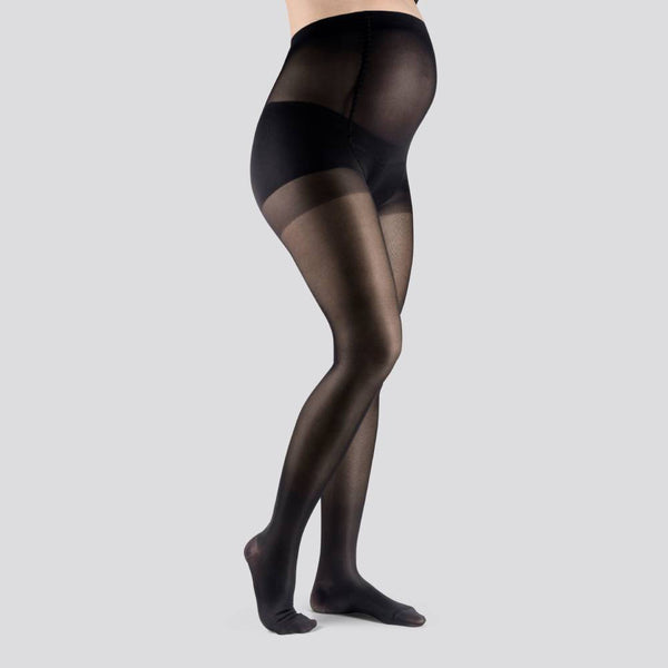 Mabs Stödstrumpbyxor Gravid Nylon Svart 1-pack
