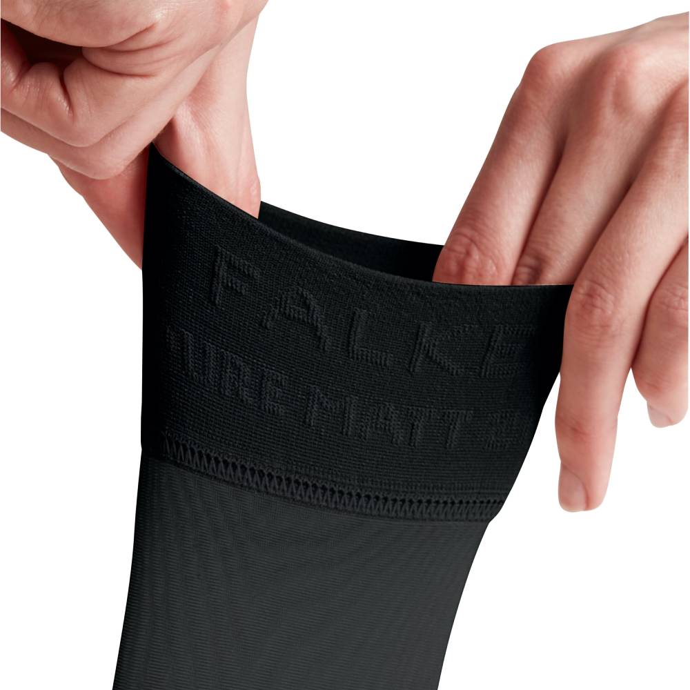 Falke Pure Matt Ankelstrumpor Dam Nylon 20 den Svart 1-pack