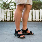 Minfot Karlshamn Sandaler Herr Svart