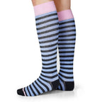 Minfot Stödstrumpor Bomull Eco Line Blue 1-pack