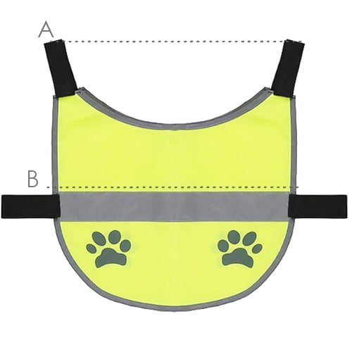 Springyard Gul Reflexväst Hund