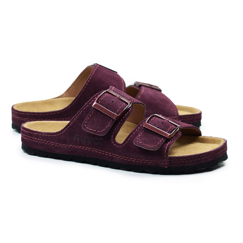 Minfot Sandaler Voss Mocka Vinröd