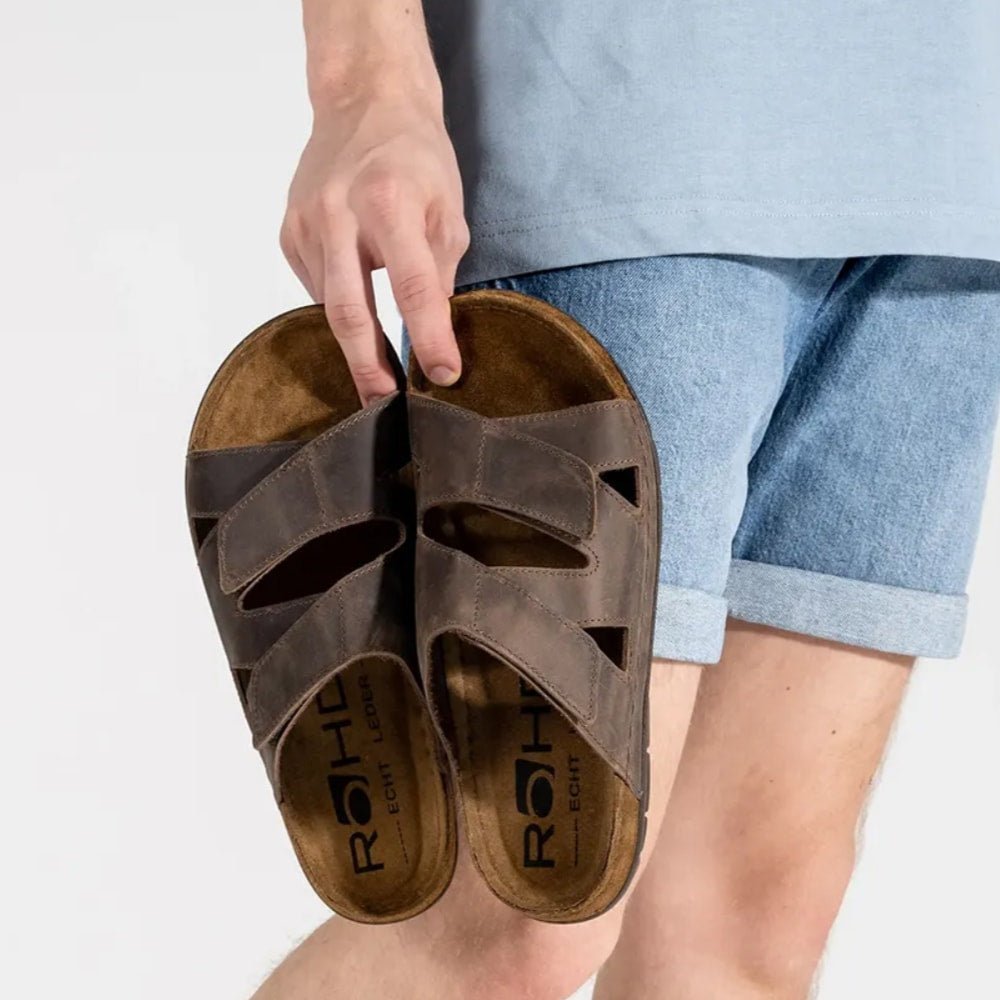 Rohde Herrsandaler Cross Mocca