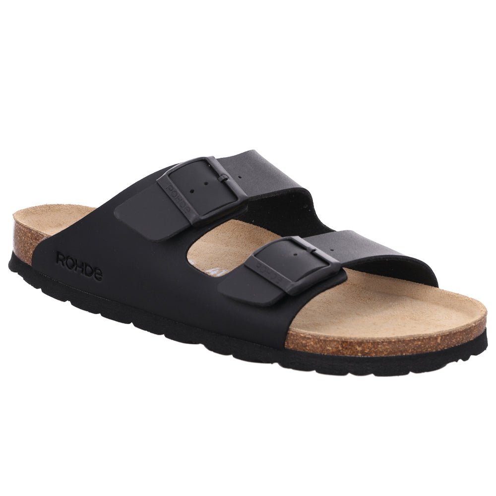 Rohde Sandaler Herr Birkoflor Svart
