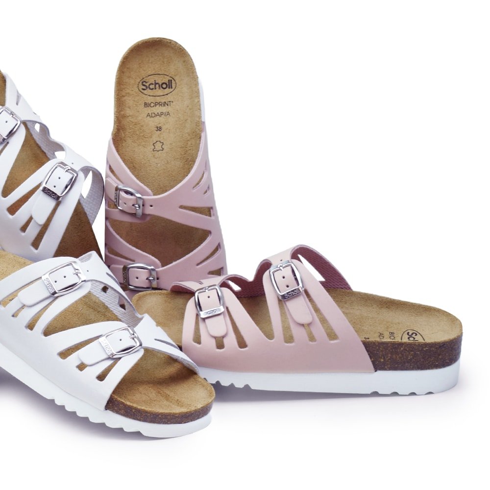 Scholl Sandaler Bioprint Ystad Dam Rosa