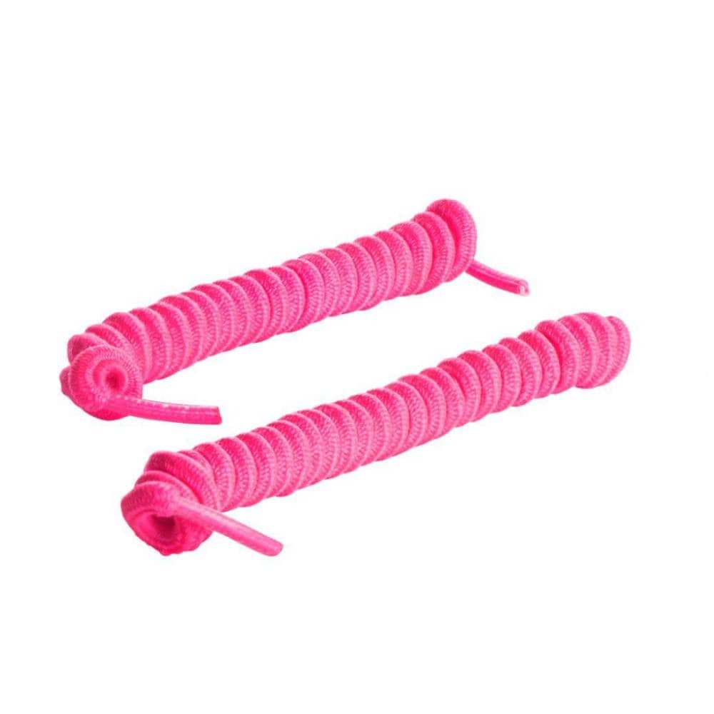 Springyard Skosnören Elastic Curly Neon Rosa