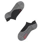 Falke RU4 Invisible Strumpor No Show Dam Svart Mix 1-pack
