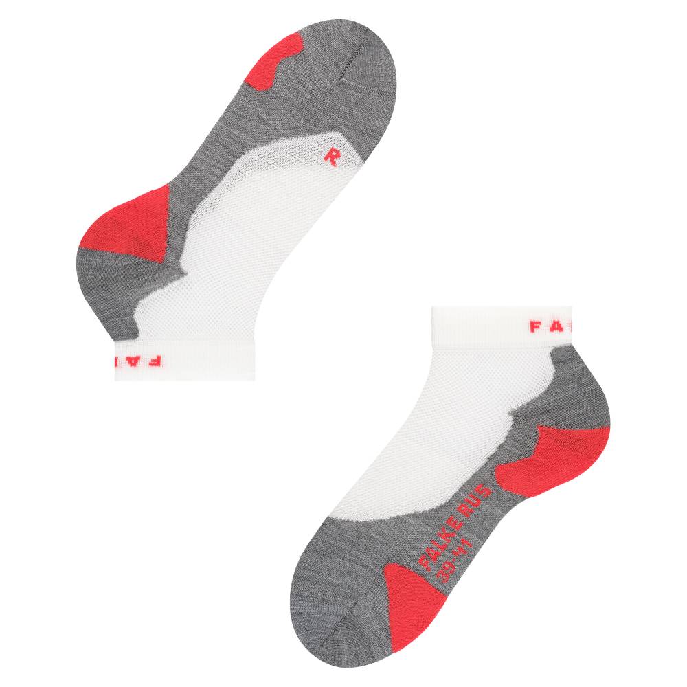 Falke RU5 Löparstrumpor Lightweight Short Herr Vit 1-pack