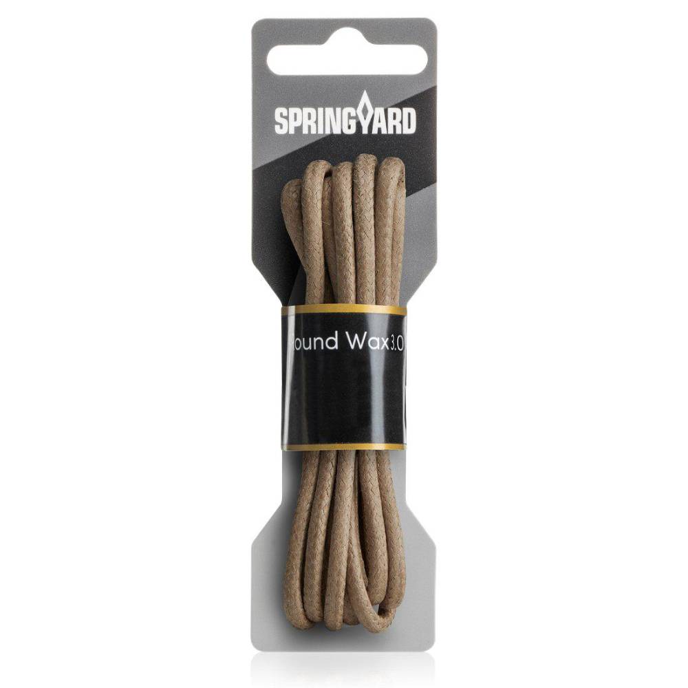 Springyard Skosnören Round Wax Sand