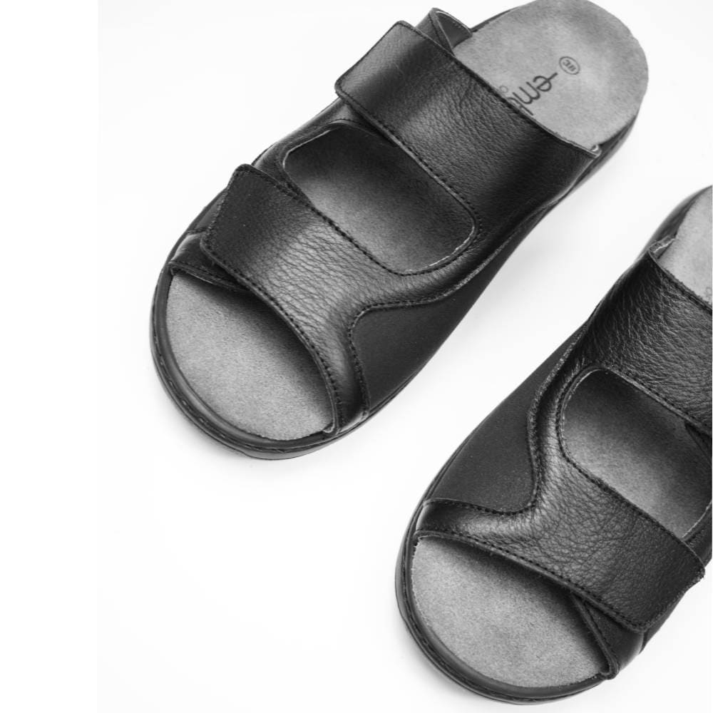 Embla Hälsoskor Sandaler Viola Ergoflex Elastisk Svart