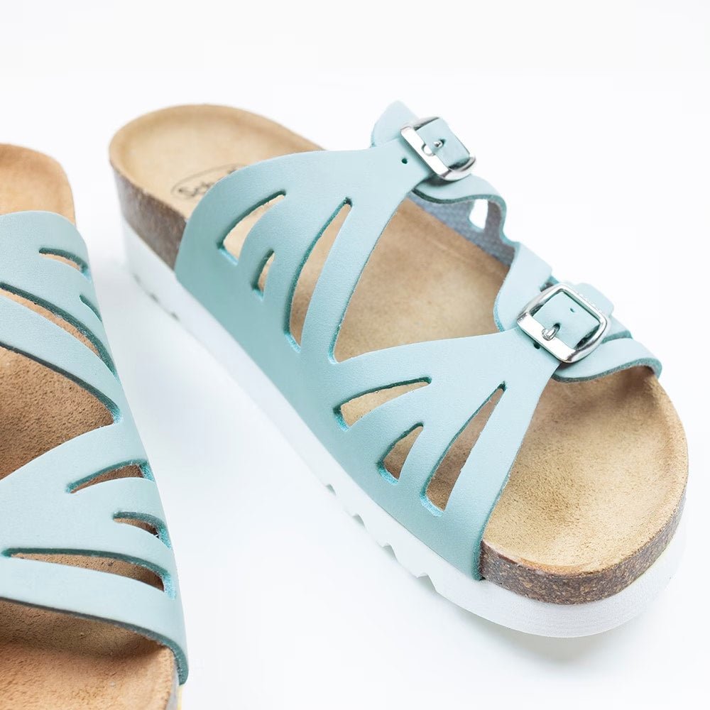 Scholl Sandaler Bioprint Ystad Dam Ljusblå