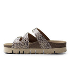 Minfot Upstep Lux Sandaler Dam Leopard Beige