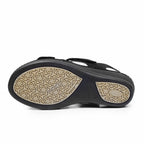 Suave Marilyn Sandaler Dam Extra Breda Mocka Svart