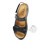 Minfot Sandaler Stretch Iris Hälrem Svart