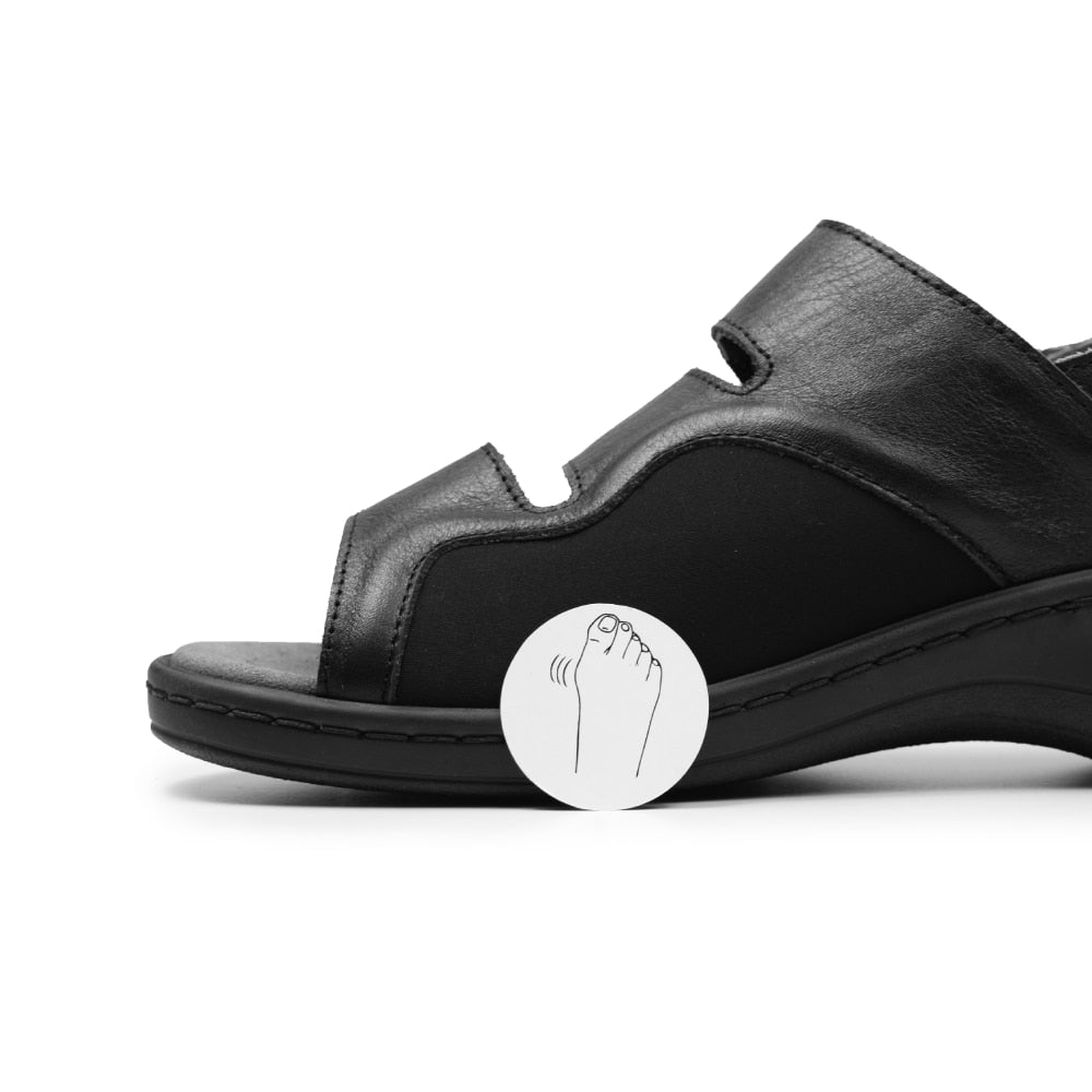 Minfot Sandaler Hallux Valgus Dahlia Hälrem Svart