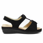 Suave Sandaler Dam Extra Bred Black Tenn
