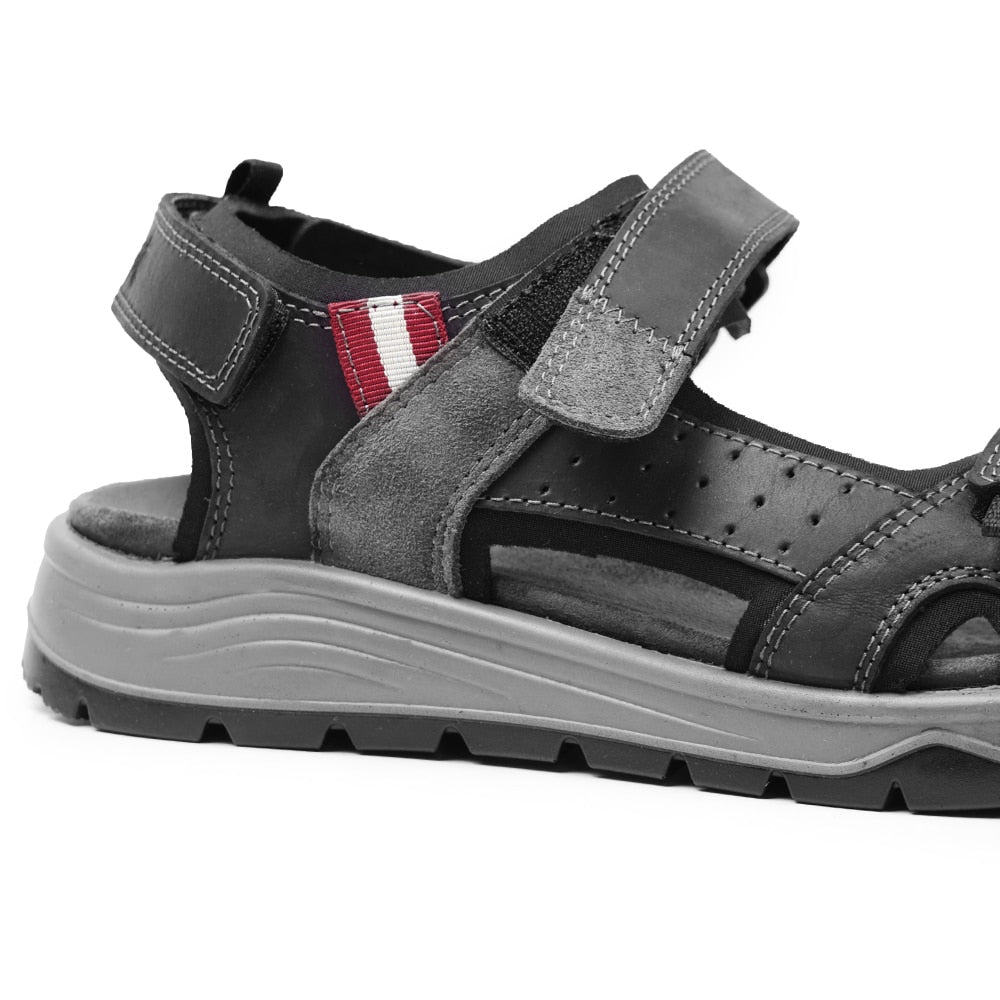 Minfot Sandaler Burensvik Herr Nubuck Svart