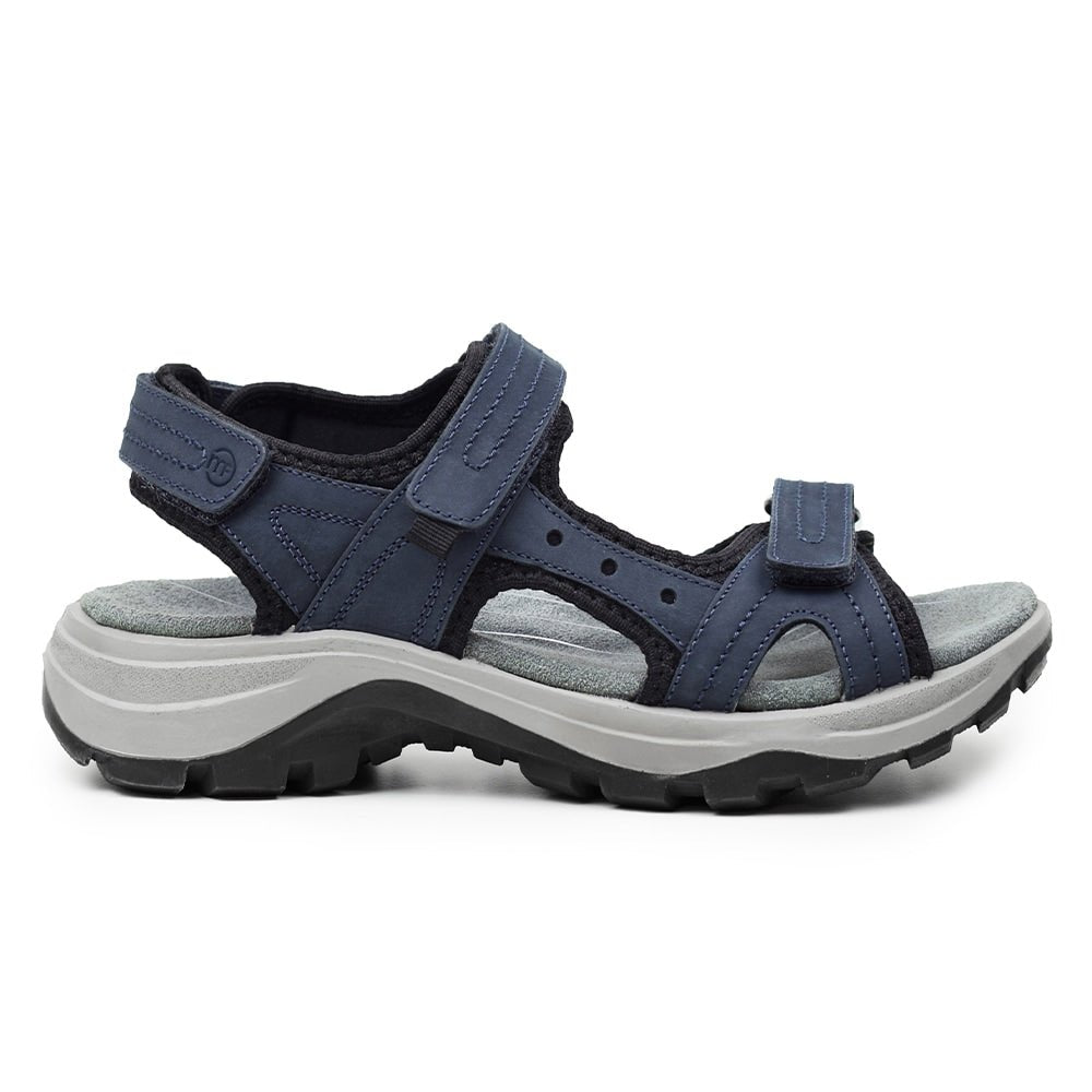 Minfot Sandhamn Sandaler Dam Nubuck Navy