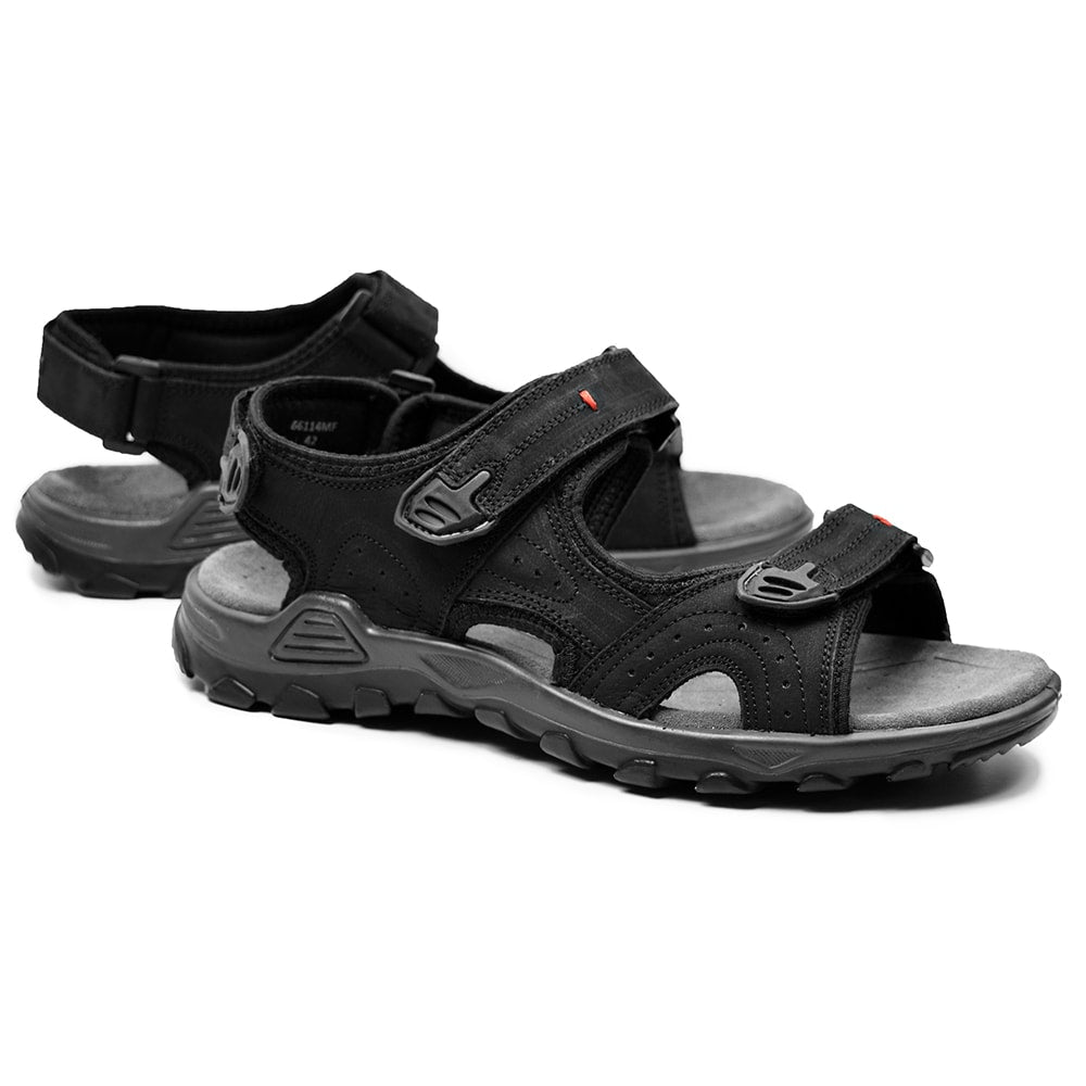 Minfot Sandaler Torekov Herr Nubuck Svart