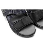 Minfot Sandaler Stretch Granit Svart