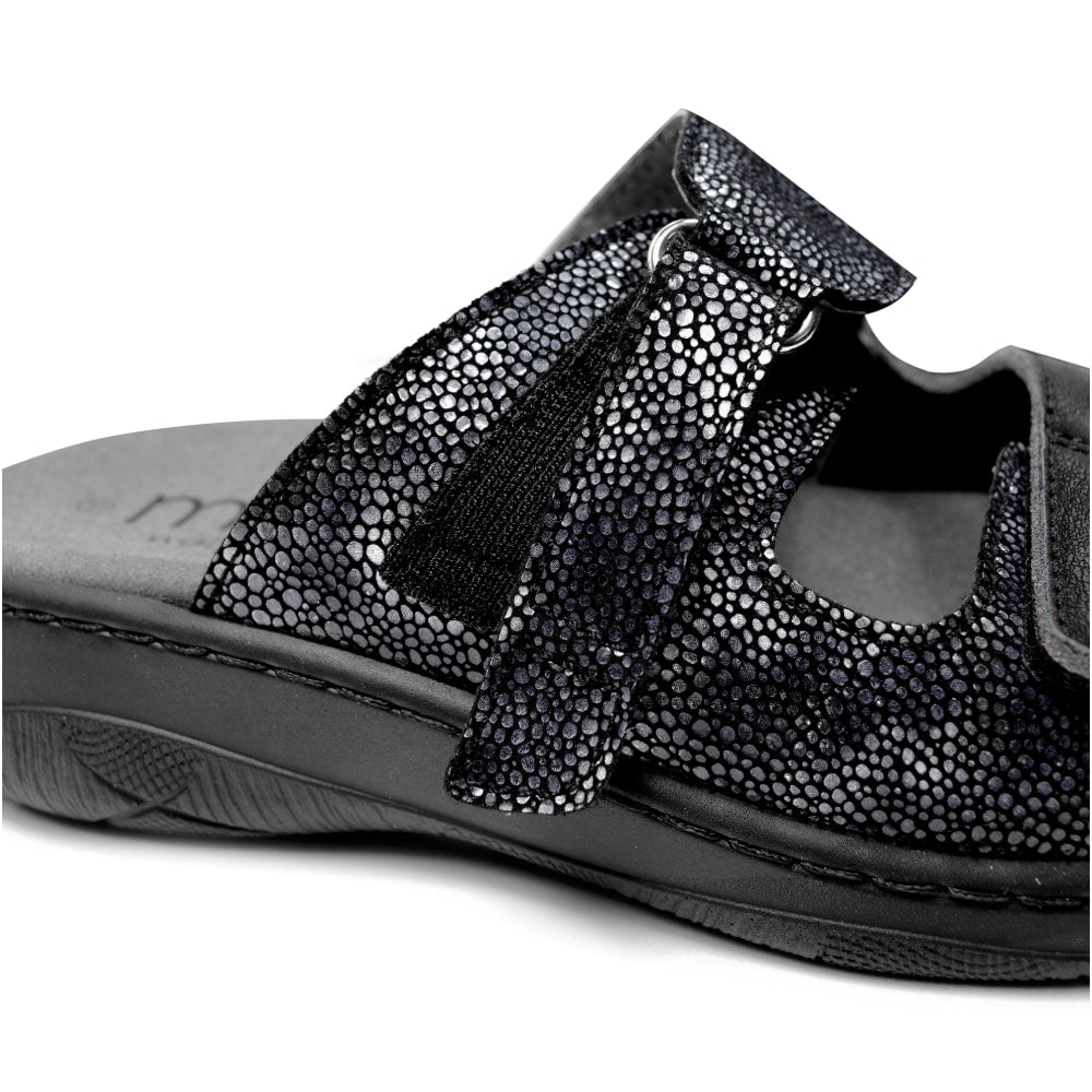Minfot Sandaler Stretch Granit Svart