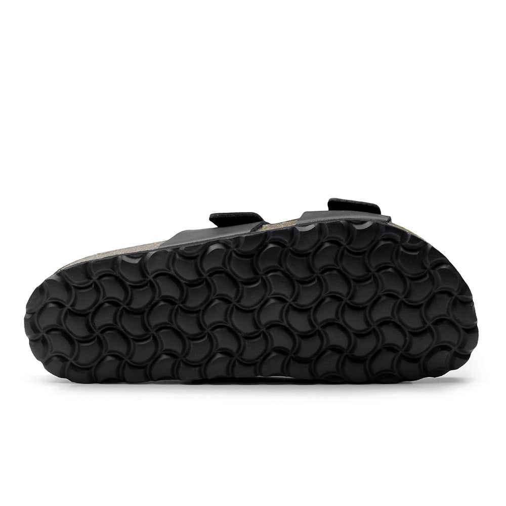 Minfot Softstep Sandaler Dam Biosandal 2-remmar Svart