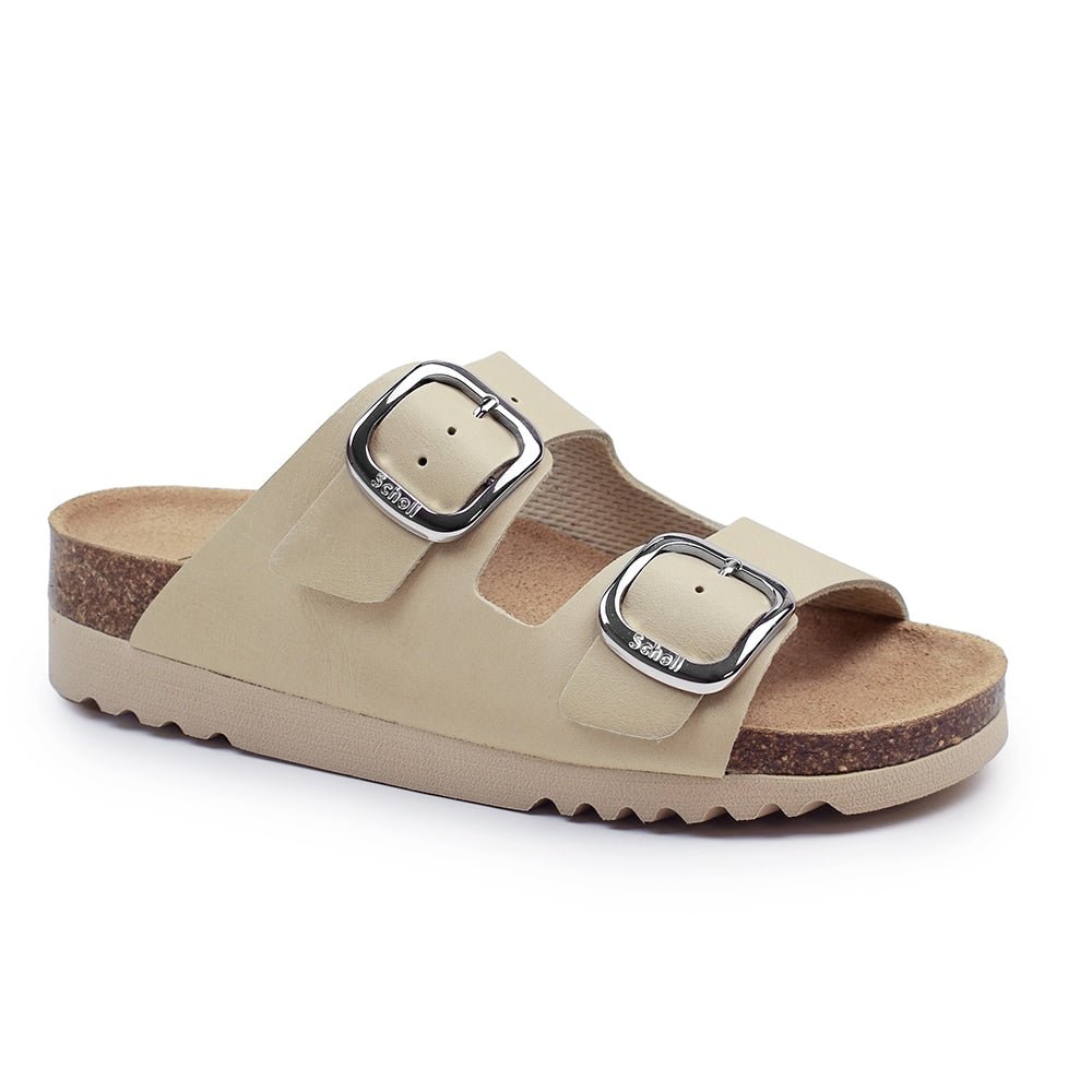 Scholl Sandaler Adapta Ilary Dam Läder Beige
