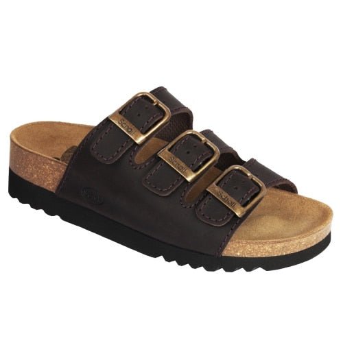 Scholl Sandaler Rio Bioprint AD Dam Mörkbrun