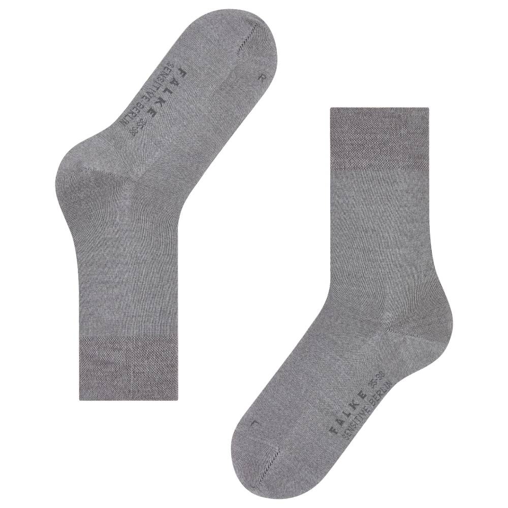 Falke Sensitive Berlin Strumpor Dam Ljusgrå Melange 1-pack