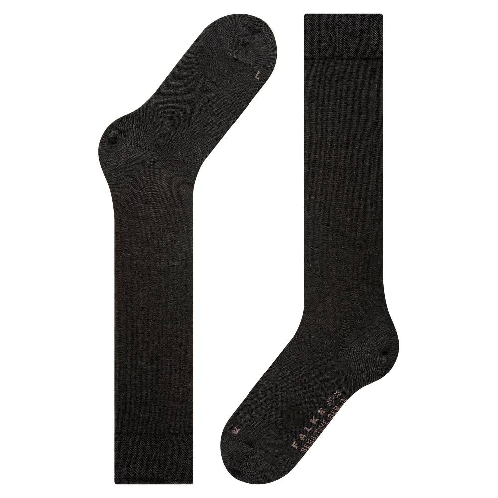 Falke Sensitive Berlin Knästrumpor Dam Svart 1-pack