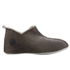 Shepherd Henrik Fårskinnstofflor Stone Oiled Antique