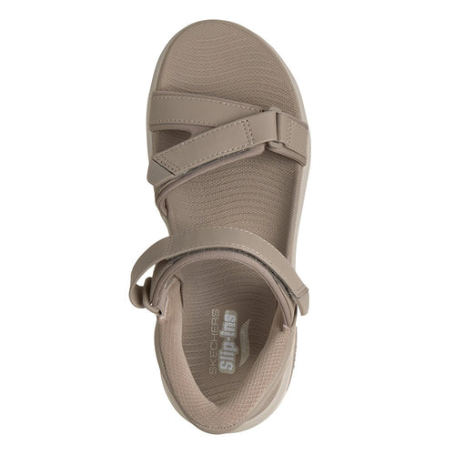 Skechers Go Walk Sandaler Dam Arch Fit 2.0 Slip-Ins Taupe