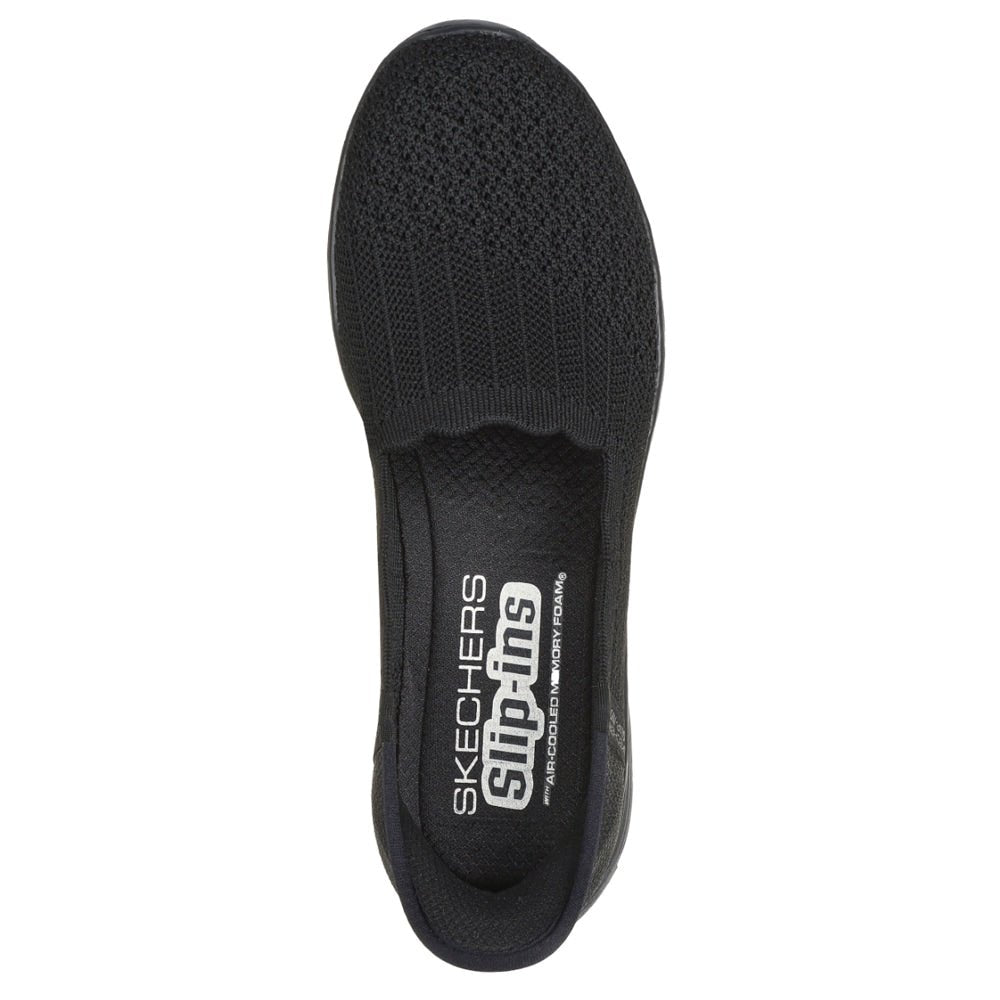 Skechers Seager Ballerinaskor Dam Slip-Ins Svart