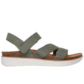 Skechers Lifted Comfort Sandaler Dam Olive