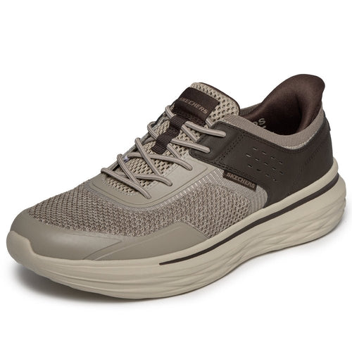 Skechers Mens Sneakers Slip-Ins Nevarro Tavo Brown
