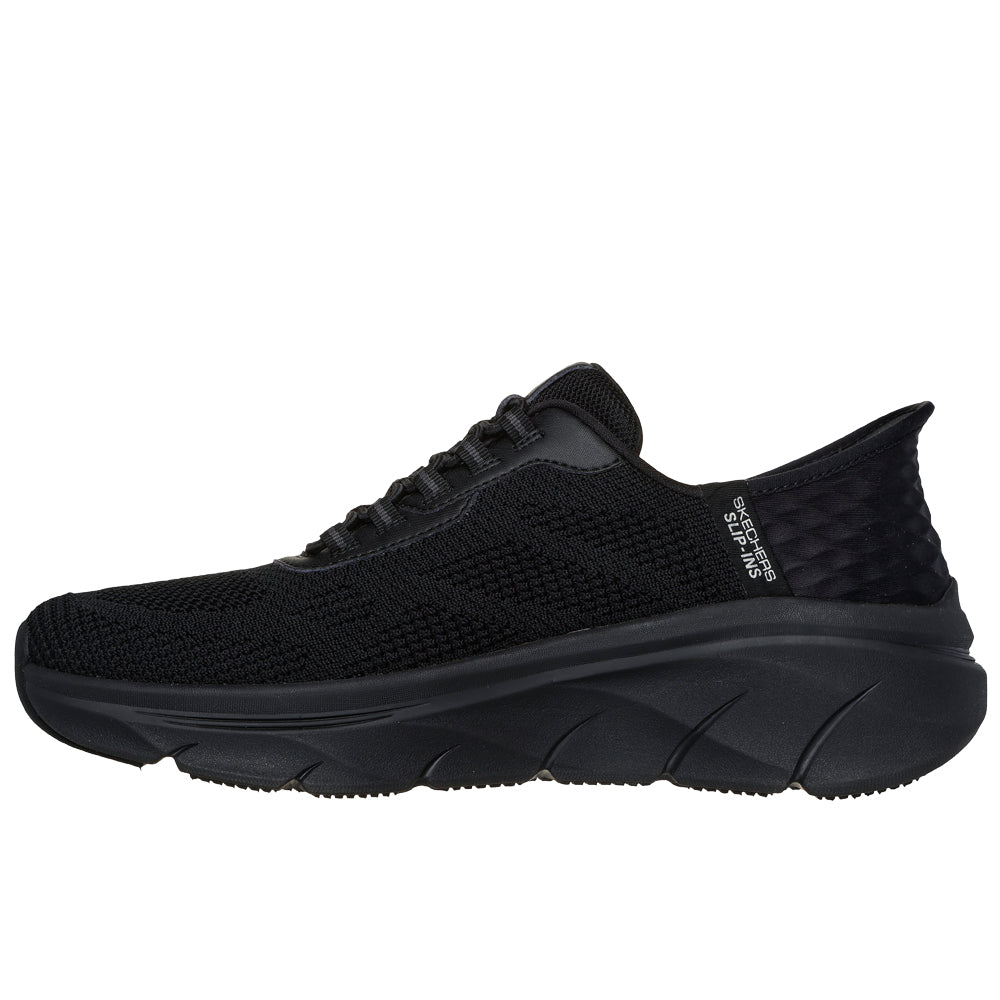Skechers D Lux Walker 2.0 Sneakers Herr Slip-Ins Svart
