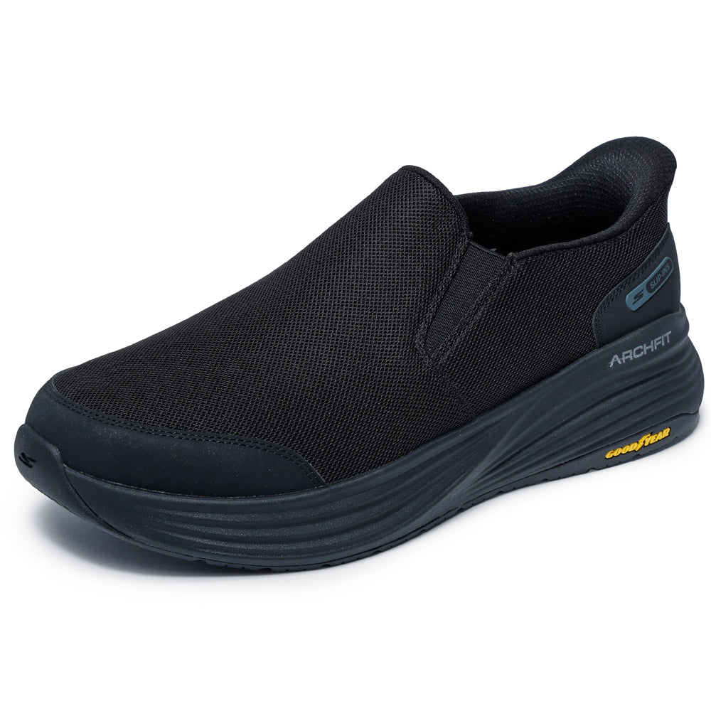 Skechers Go Walk Charles Herr Arch Fit Slip-Ins Svart