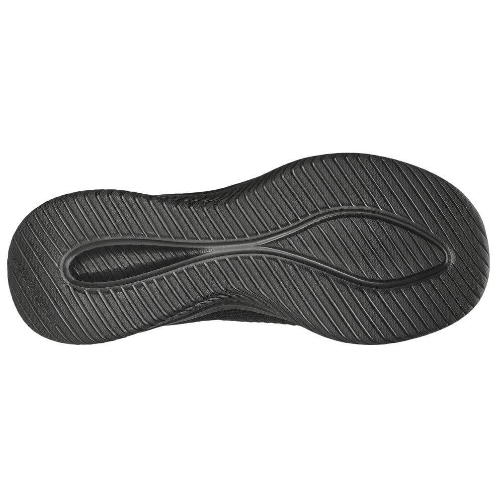 Skechers Womens Ultra Flex 3.0 Slip-Ins Total Black