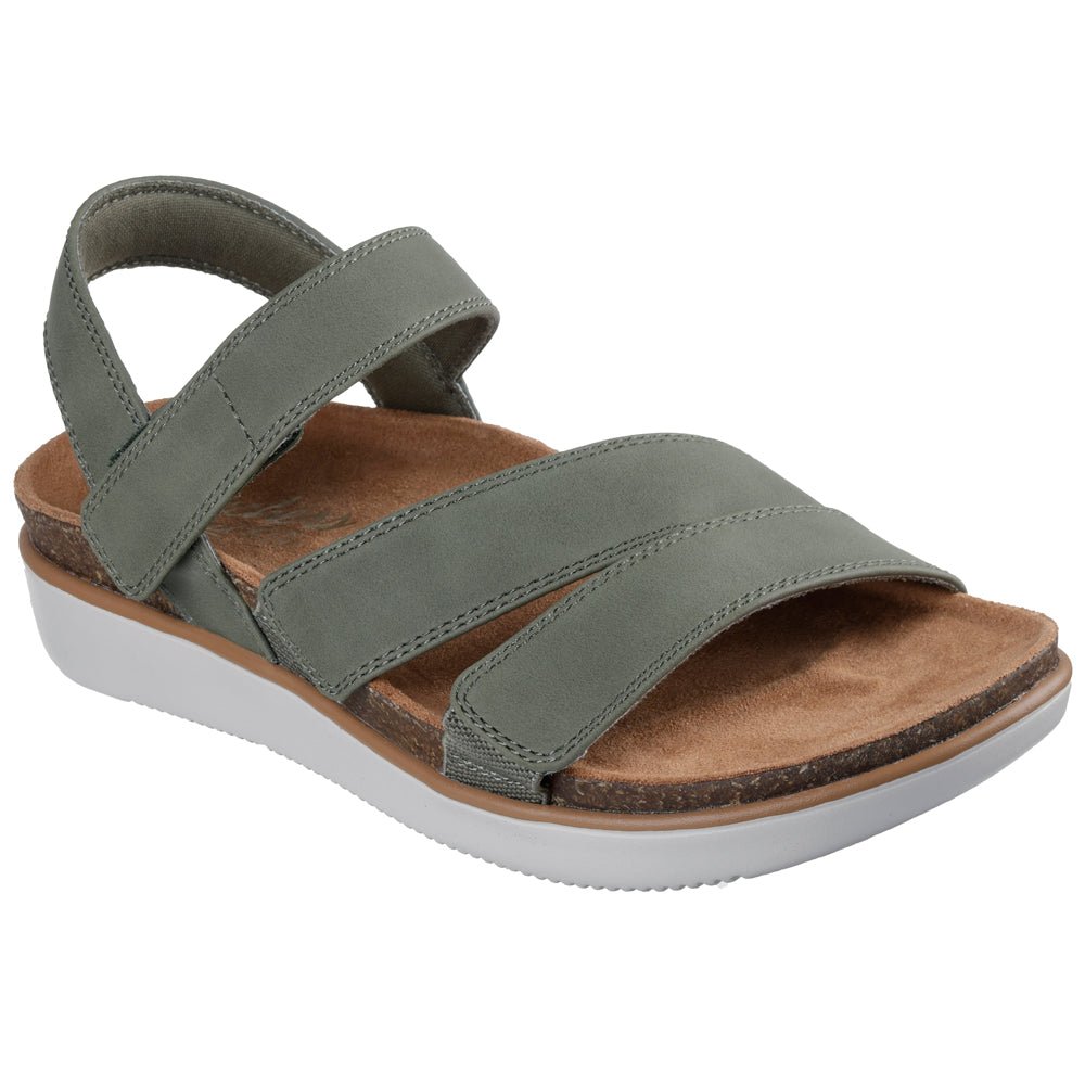 Skechers Lifted Comfort Sandaler Dam Olive