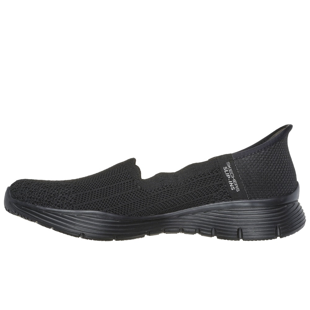 Skechers Seager Ballerinaskor Dam Slip-Ins Svart