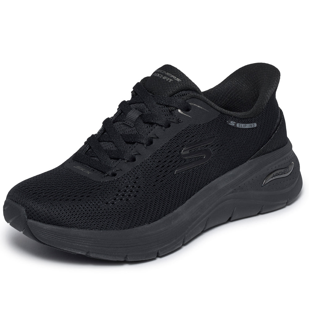 Skechers True Step Sneakers Dam Arch Fit 3.0 Slip-Ins Svart