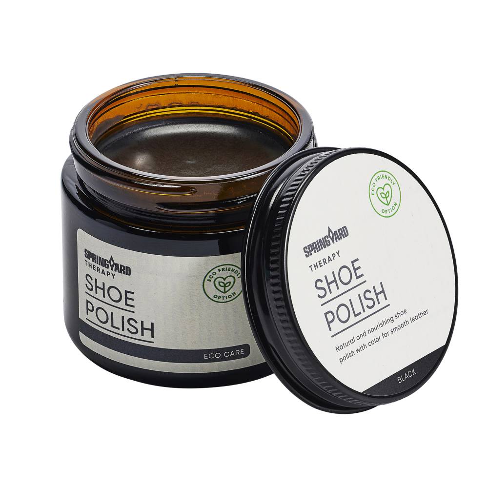 Springyard Shoe Polish Skokräm Läder Svart