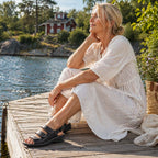 Tellus Sköna Marie Damsandaler Lola Svart