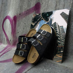Sköna Marie Damsandal Shell Svart