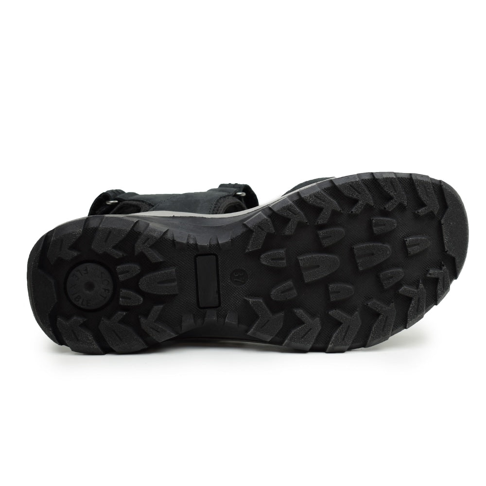 Minfot Sandhamn Sandaler Dam Nubuck Black