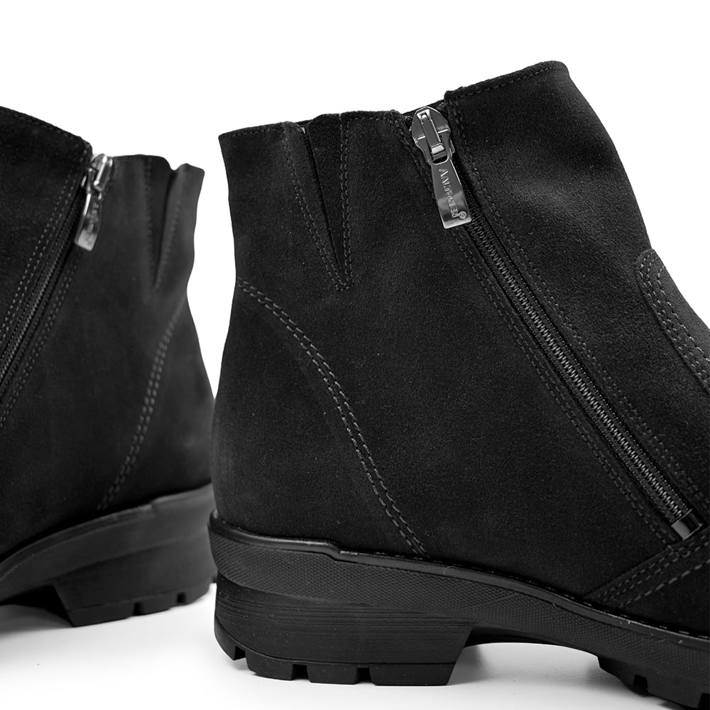 Minfot Aaltonen Breda Boots Grip+ Vasa Mocka Ull Svart