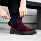Minfot Chelsea-bootsit Visby Mokka Bordeaux