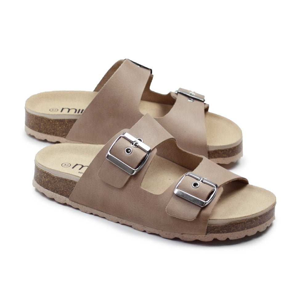 Minfot Sandaler Primo Soft Ayo Läder Stone