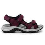 Minfot Sandhamn Sandaler Dam Nubuck Bordeaux